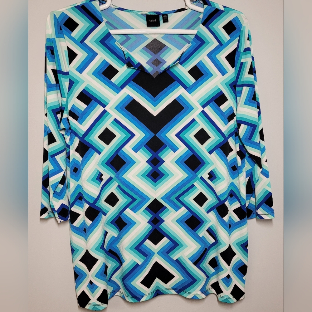 Rafaella Geometric Tunic XL